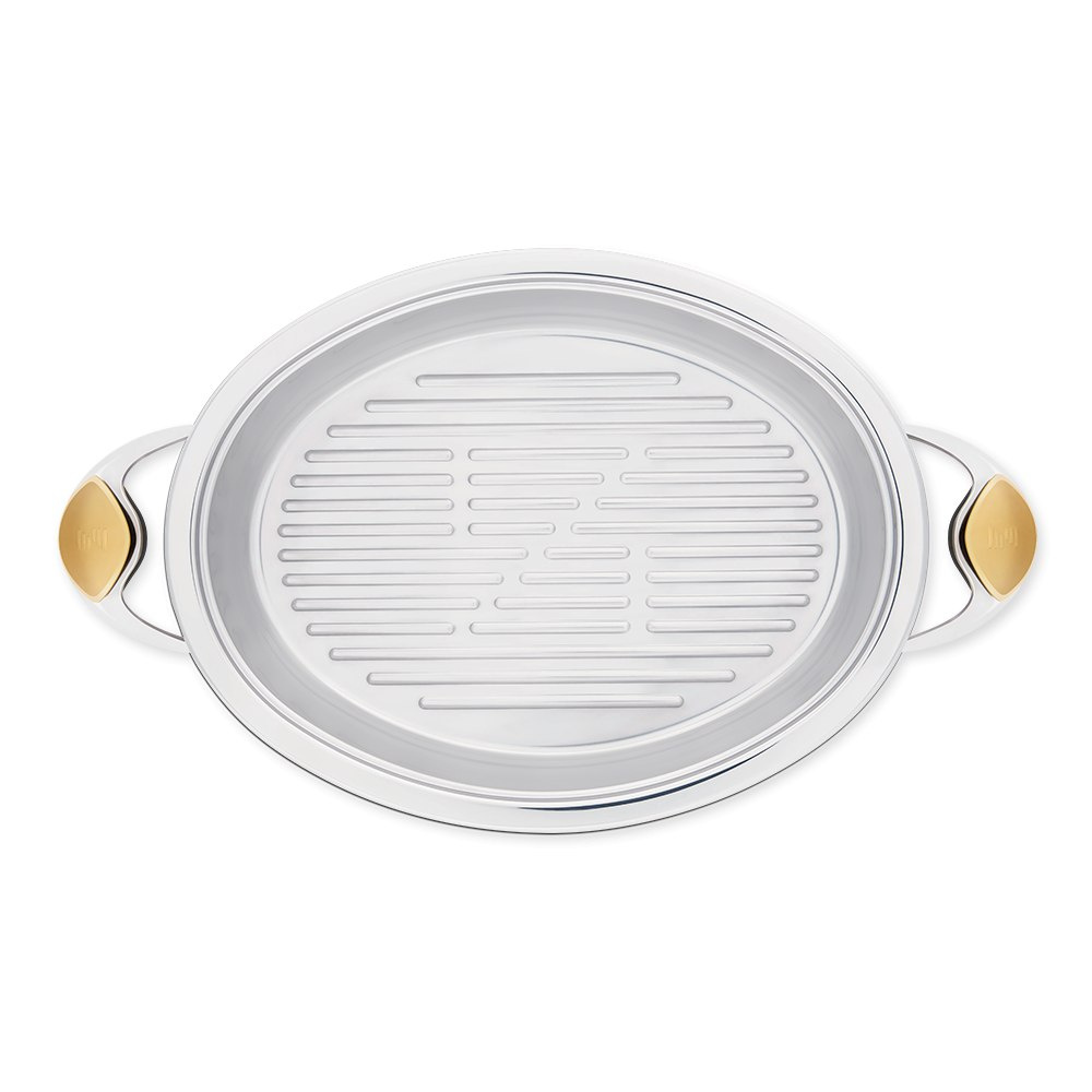 Patelnia Zepter Grillowa Owalna 2,5 L Średnica 30CM Patelnia Zepter Grillowa Owalna 2,5 L Średnica 30CM